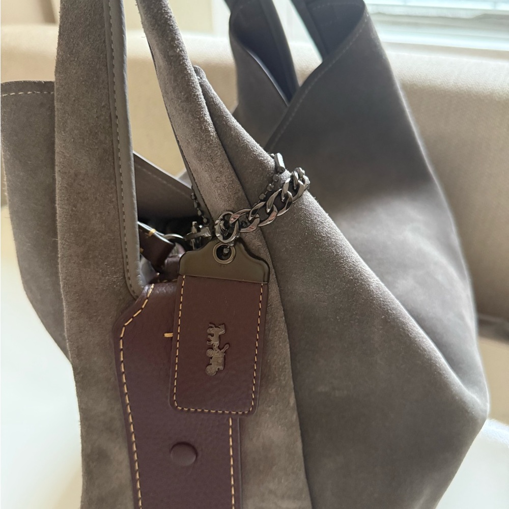 Coach 1941 Bandit Hobo 39 Grey Suede Extremely Rare - Picture 3 of 16